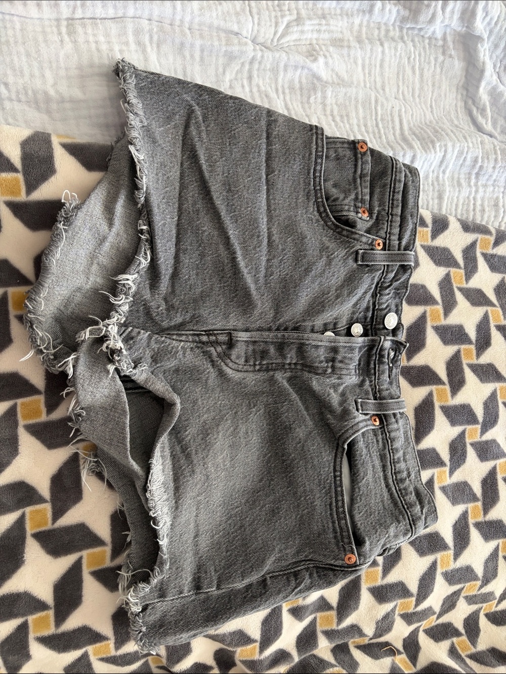 Levi’s 501 Black Cutoffs - Like New!